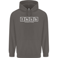 Father's Day the Element of Wisdom Dad Mens 80% Cotton Hoodie Charcoal