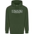 Father's Day the Element of Wisdom Dad Mens 80% Cotton Hoodie Forest Green