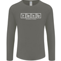 Father's Day the Element of Wisdom Dad Mens Long Sleeve T-Shirt Charcoal