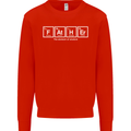 Father's Day the Element of Wisdom Dad Mens Sweatshirt Jumper Bright Red