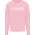 Father's Day the Element of Wisdom Dad Mens Sweatshirt Jumper Light Pink