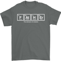 Father's Day the Element of Wisdom Dad Mens T-Shirt Cotton Gildan Charcoal
