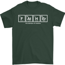 Father's Day the Element of Wisdom Dad Mens T-Shirt Cotton Gildan Forest Green