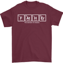 Father's Day the Element of Wisdom Dad Mens T-Shirt Cotton Gildan Maroon