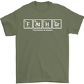 Father's Day the Element of Wisdom Dad Mens T-Shirt Cotton Gildan Military Green