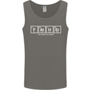 Father's Day the Element of Wisdom Dad Mens Vest Tank Top Charcoal