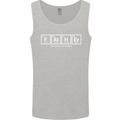Father's Day the Element of Wisdom Dad Mens Vest Tank Top Sports Grey