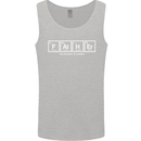 Father's Day the Element of Wisdom Dad Mens Vest Tank Top Sports Grey