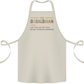 Fathers Day Dadalorian Funny Dad Daddy Cotton Apron 100% Organic Natural