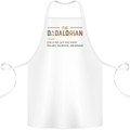 Fathers Day Dadalorian Funny Dad Daddy Cotton Apron 100% Organic White