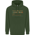 Fathers Day Dadalorian Funny Dad Daddy Mens 80% Cotton Hoodie Forest Green