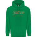 Fathers Day Dadalorian Funny Dad Daddy Mens 80% Cotton Hoodie Irish Green