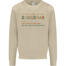 Fathers Day Dadalorian Funny Dad Daddy Mens Sweatshirt Jumper Sand