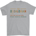 Fathers Day Dadalorian Funny Dad Daddy Mens T-Shirt Cotton Gildan Sports Grey