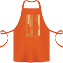 Fathers Day Daddy & Daughter Dad Papa Cotton Apron 100% Organic Orange