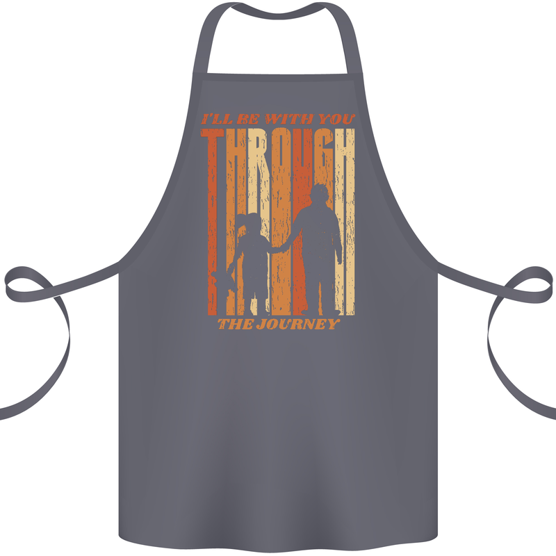 Fathers Day Daddy & Daughter Dad Papa Cotton Apron 100% Organic Steel