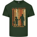 Fathers Day Daddy & Daughter Dad Papa Mens Cotton T-Shirt Tee Top Forest Green