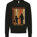 Fathers Day Daddy & Daughter Dad Papa Mens Sweatshirt Jumper Black