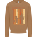 Fathers Day Daddy & Daughter Dad Papa Mens Sweatshirt Jumper Caramel Latte