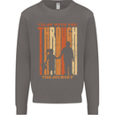 Fathers Day Daddy & Daughter Dad Papa Mens Sweatshirt Jumper Charcoal