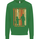 Fathers Day Daddy & Daughter Dad Papa Mens Sweatshirt Jumper Irish Green