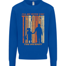 Fathers Day Daddy & Daughter Dad Papa Mens Sweatshirt Jumper Royal Blue