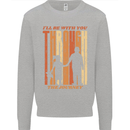 Fathers Day Daddy & Daughter Dad Papa Mens Sweatshirt Jumper Sports Grey