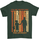 Fathers Day Daddy & Daughter Dad Papa Mens T-Shirt Cotton Gildan Forest Green