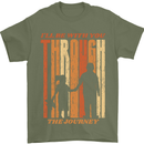 Fathers Day Daddy & Daughter Dad Papa Mens T-Shirt Cotton Gildan Military Green