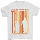 Fathers Day Daddy & Daughter Dad Papa Mens T-Shirt Cotton Gildan White