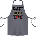Fathers Day Daughter Love Son Hero Dad Cotton Apron 100% Organic Steel