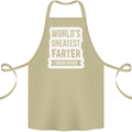 Fathers Day Farter Funny Flatulence Fart Cotton Apron 100% Organic Khaki