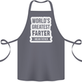 Fathers Day Farter Funny Flatulence Fart Cotton Apron 100% Organic Steel