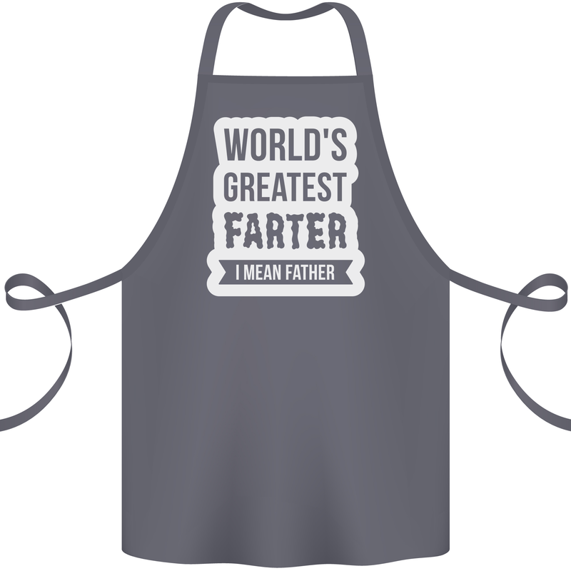 Fathers Day Farter Funny Flatulence Fart Cotton Apron 100% Organic Steel