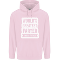 Fathers Day Farter Funny Flatulence Fart Mens 80% Cotton Hoodie Light Pink