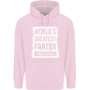 Fathers Day Farter Funny Flatulence Fart Mens 80% Cotton Hoodie Light Pink