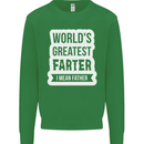 Fathers Day Farter Funny Flatulence Fart Mens Sweatshirt Jumper Irish Green
