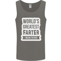 Fathers Day Farter Funny Flatulence Fart Mens Vest Tank Top Charcoal