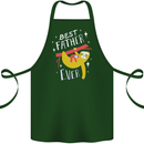 Fathers Day Funny Sloth Dad Daddy Cotton Apron 100% Organic Forest Green