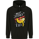 Fathers Day Funny Sloth Dad Daddy Mens 80% Cotton Hoodie Black