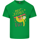 Fathers Day Funny Sloth Dad Daddy Papa Mens Cotton T-Shirt Tee Top Irish Green