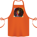 Fathers Day Gaming Cotton Apron 100% Organic Orange