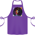 Fathers Day Gaming Cotton Apron 100% Organic Purple