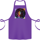 Fathers Day Gaming Cotton Apron 100% Organic Purple