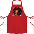 Fathers Day Gaming Cotton Apron 100% Organic Red