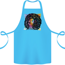 Fathers Day Gaming Cotton Apron 100% Organic Turquoise