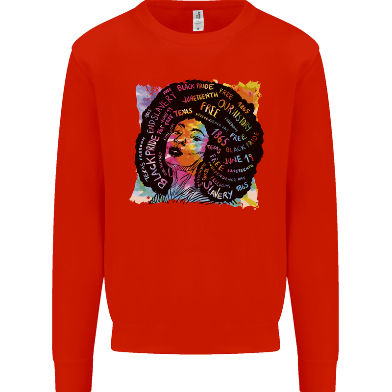 Fathers Day Gaming Kids Sweatshirt Jumper Bright Red