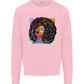 Fathers Day Gaming Kids Sweatshirt Jumper Light Pink