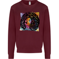 Fathers Day Gaming Kids Sweatshirt Jumper Maroon