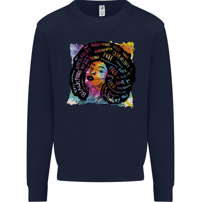 Fathers Day Gaming Kids Sweatshirt Jumper Navy Blue